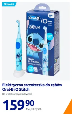 Elektryczna szczoteczka do zębów Oral-B iO Stitch promocja w Action