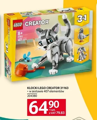 Klocki LEGO Creator 31163 w zestawie 407 elementów promocja w Selgros