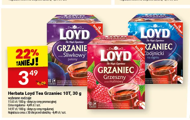Herbata Loyd Tea Grzaniec Zbójnicki na ogniu promocja w Twój Market
