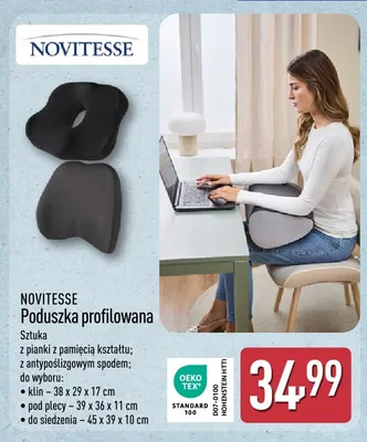 Poduszka profilowana klin Novitesse promocja w Aldi