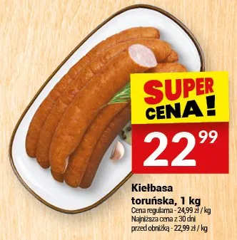 Kiełbasa toruńska Białecki Wędzarnia promocja w Twój Market