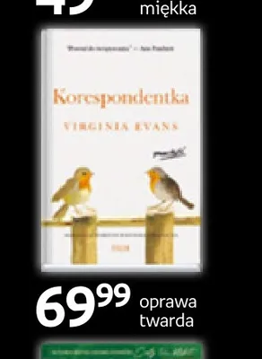 Książka Korespondentka Virginia Evans promocja w Empik
