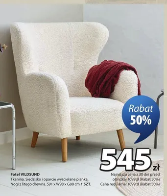 Fotel VILDSUND promocja w Jysk