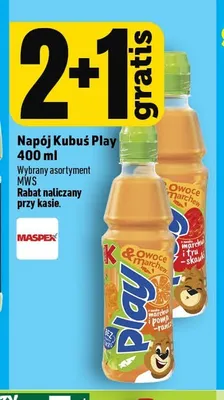 Napój Kubuś Play promocja w TOPAZ