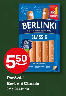 Parówki classic promocja w Żabka