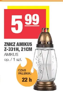 Znicz Amikus Z-331H 21 cm promocja w SPAR