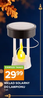 Wkład solarny do lampionu promocja w Stokrotka