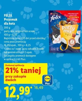 Przysmak dla kota ocean promocja w Lidl