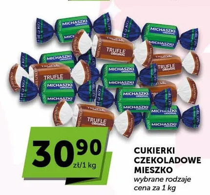 Cukierki czekoladowe Mieszko Michaszki Original promocja w ABC