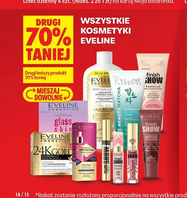 Tusz do rzęs Eveline Finish Show promocja w Biedronka
