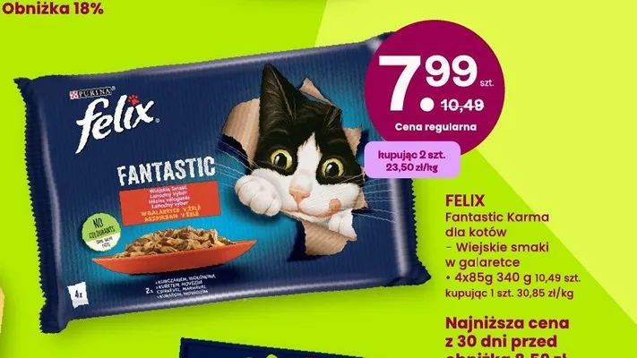 Fantastic karma dla kotów wiejskie smaki promocja w Frisco