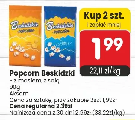 Popcorn Beskidzki promocja w Market Point