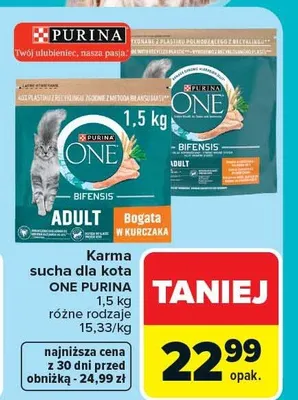 Karma sucha dla kota Adult Bifensis, różne rodzaje promocja w Carrefour