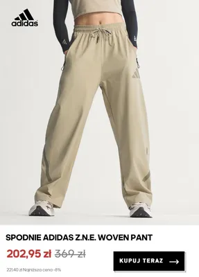 Spodnie Adidas Z.N.E. Woven Pant promocja w Adidas