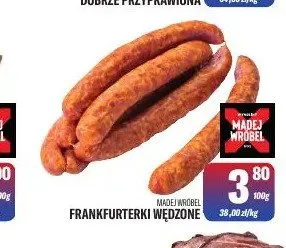Frankfurterki wędzone Madej Wróbel promocja w Tomi Markt