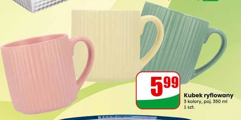 Kubek ryflowany promocja w Dino