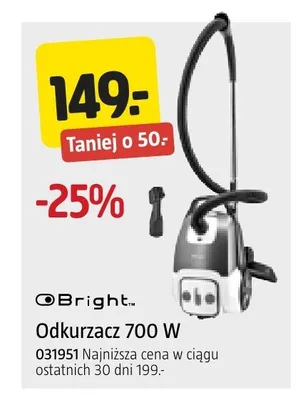 Odkurzacz Bright 700W promocja w Jula