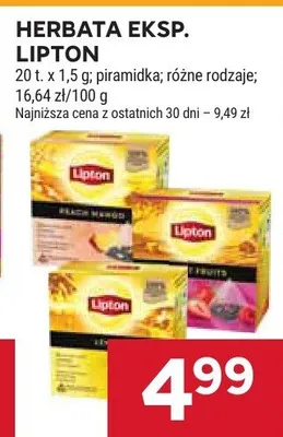 Herbata piramidka promocja w Stokrotka