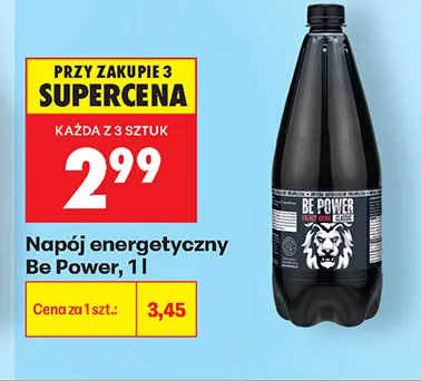 Napój energetyczny Be Power promocja w Biedronka