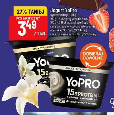 Jogurt Danone YoPro waniliowy promocja w POLOmarket