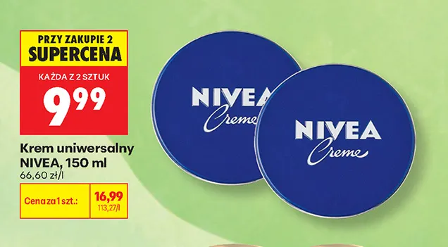Krem uniwersalny Nivea promocja w Biedronka