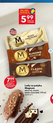 Lody na patyku Magnum classic promocja w LEWIATAN