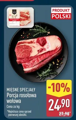 Porcja rosołowa wołowa Mięsne Specjały promocja w Aldi