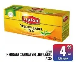 Herbata czarna Yellow Label promocja w Tomi Markt