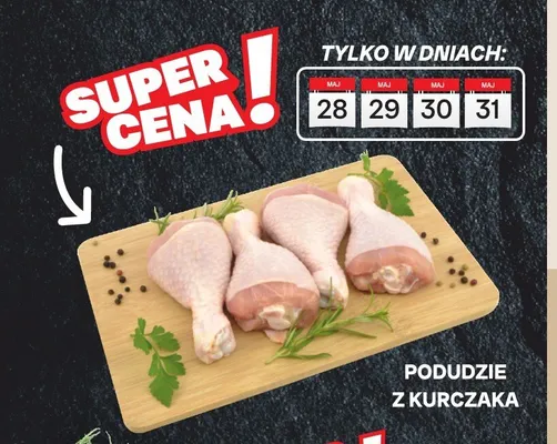 Podudzie z kurczaka promocja w Chorten