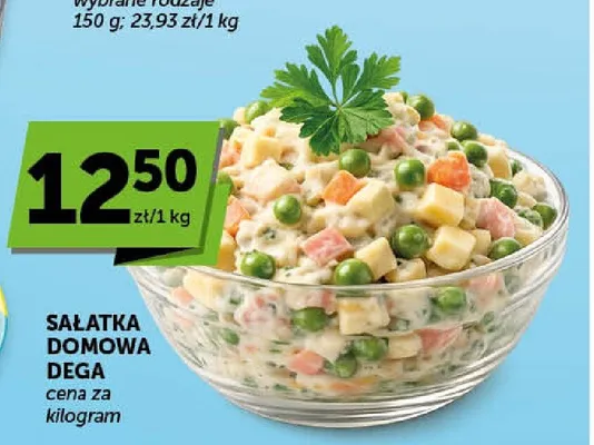 Sałatka domowa Dega promocja w Groszek