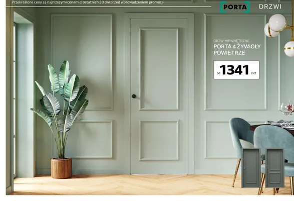 Drzwi wewnętrzne Porta 4 Żywioły Powietrze promocja w Komfort