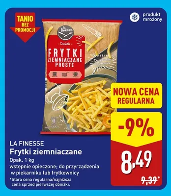 Frytki ziemniaczane La Finesse promocja w Aldi