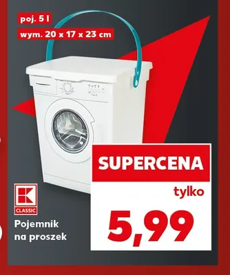 Pojemnik na proszek 5 l K-Classic promocja w Kaufland
