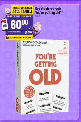 Gra dla dorosłych You're getting old promocja w POLOmarket