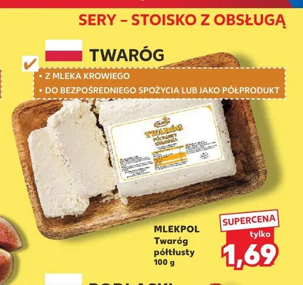 Twaróg półtłusty Mlekpol promocja w Kaufland