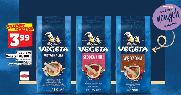 Przyprawa Vegeta Słodka Chili promocja w TOPAZ