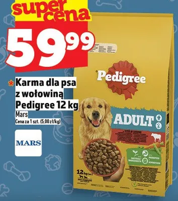 Karma dla psa z wołowiną Pedigree promocja w TOPAZ