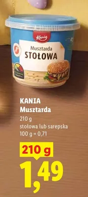 Musztarda sarepska promocja w Lidl