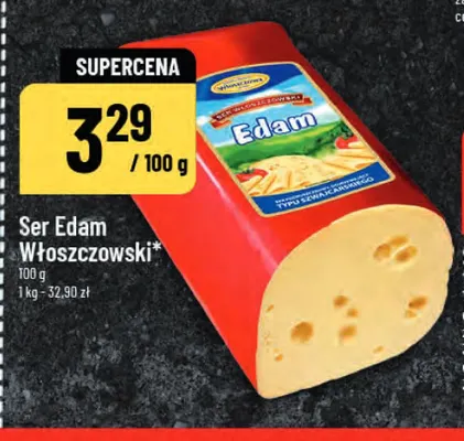 Ser edam Włoszczowski Włoszczowa promocja w POLOmarket