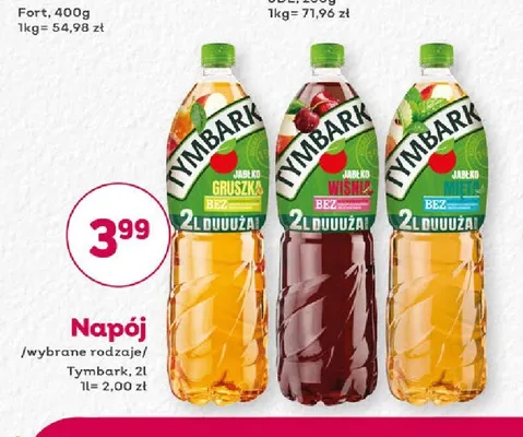 Napój jabłko wiśnia Tymbark promocja w Bliski