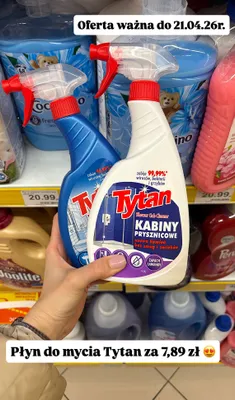 Płyn do mycia kabin prysznicowych zapach lawendy promocja w Dino