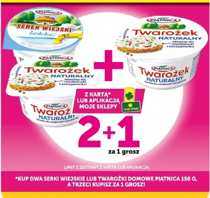 Twarożek naturalny Piątnica promocja w Euro Sklep