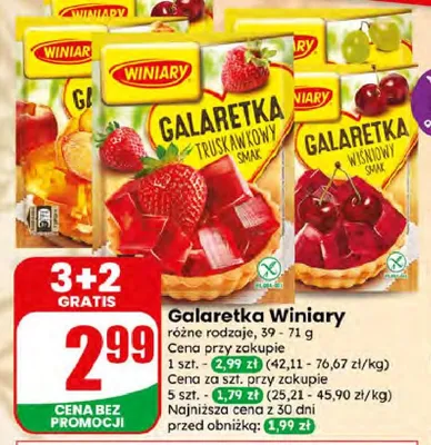 Galaretka Winiary promocja w Dino