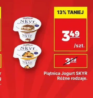 Jogurt Skyr Piątnica promocja w API Market