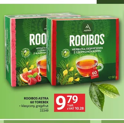 Herbata Rooibos Astra grejpfrut promocja w Selgros