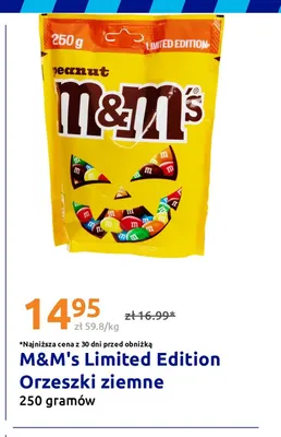 M & M's Limited Edition orzeszki ziemne promocja w Action