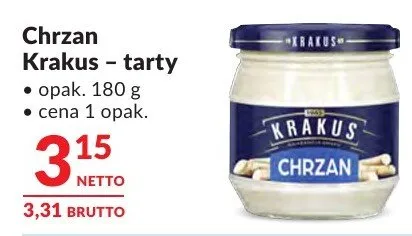 Chrzan Krakus - tarty promocja w Makro