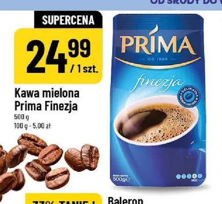 Kawa mielona Prima Finezja promocja w POLOmarket