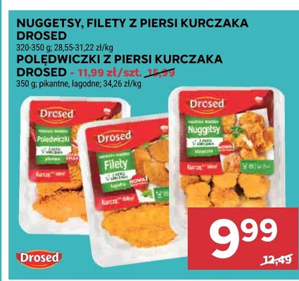Nuggetsy z piersi kurczaka Drosed promocja w Stokrotka