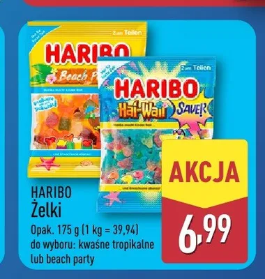 Żelki Haribo Beach Party promocja w Aldi